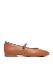 Lasocki Baleriny CEO-RST-ROMI-64 Brązowy. Brązowe baleriny damskie Lasocki, bez wzorów, ze skóry, bez obcasa. Za 169.99 zł.