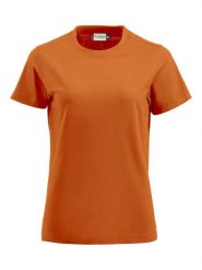 Clique Premium-T Women T-shirt z okrągłym dekoltem single jersey 100% bawełna —. Brązowe t-shirty damskie CLIQUE, m, bez wzorów, z bawełny, bez kołnierzyka. Za 112.86 zł.