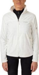 Columbia Bluza damska Fast Trek II biała r. L (1465351125). Białe bluzy damskie Columbia, l, bez wzorów, bez kaptura. Za 177.80 zł.