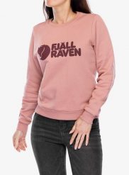 Bluza damska Fjallraven Logo Sweater. Czerwone bluzy damskie Fjällräven, m, bez wzorów, z bawełny, bez kaptura. Za 472.99 zł.