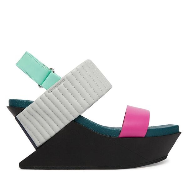 Sandały United Nude. Sandały damskie United Nude, bez wzorów, bez obcasa, na koturnie, bez zapięcia. Za 749.99 zł.