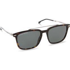 Okulary przeciwsłoneczne BOSS - 0930/S Dark Havana 086. Brązowe okulary przeciwsłoneczne męskie marki Boss, z tworzywa sztucznego. W wyprzedaży za 529.00 zł.