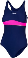 Strój jednoczęściowy pływacki dla dzieci Aqua Speed Emily. Niebieskie stroje kąpielowe dla dziewczynek Aqua-Speed, bez wzorów, z dzianiny. Za 59.00 zł.