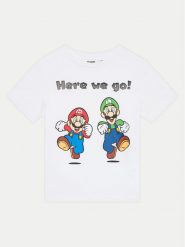 OVS T-Shirt 2091564 Biały Regular Fit. Białe t-shirty dla chłopców OVS, bez wzorów, z bawełny, bez ramiączek. Za 59.99 zł.