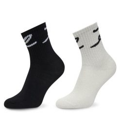 Skarpety długie KARL LAGERFELD. Czarne skarpety damskie KARL LAGERFELD, bez wzorów. Za 169.99 zł.