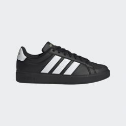 Adidas Buty męskie adidas Streettalk czarne JP8276 40 2/3. Czarne buty sportowe męskie Adidas, bez zapięcia. Za 278.99 zł.