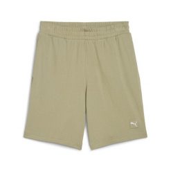 Szorty Puma ESS Eleveted 9. Zielone krótkie spodenki sportowe męskie Puma, bez wzorów, do biegania. Za 196.50 zł.