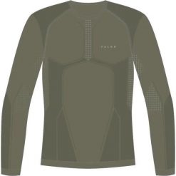 Koszulka z długim rękawem Falke Warm. Zielone koszulki sportowe męskie Falke, m, bez wzorów, bez kołnierzyka, bez ramiączek. Za 347.50 zł.