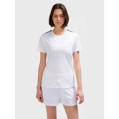 Damski jersey Hummel Authentic Pl. Białe koszulki sportowe damskie Hummel, bez wzorów, z jersey, bez kołnierzyka, bez ramiączek, do piłki nożnej. Za 164.50 zł.