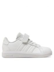 Adidas Sneakersy Grand Court 2.0 El C IH5531 Biały. Białe buty sportowe dziewczęce Adidas, bez wzorów, ze skóry, bez zapięcia. Za 139.99 zł.