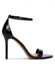 Aldo Sandały Jacynthe 13922267 Czarny. Czarne kozaki damskie Aldo, ze skóry, bez obcasa, na szpilce. Za 339.99 zł.