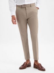 Cinque Spodnie - CIBeppe Mężczyźni Regular Fit brązowy, 50. Brązowe eleganckie spodnie męskie Cinque, m, bez wzorów, z syntetyku, długie. Za 499.95 zł.