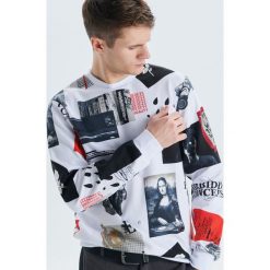 Bluza z nadrukiem art - Biały. Bluzy męskie marki Cropp. W wyprzedaży za 89.99 zł.
