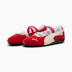Baleriny damskie Puma SPEEDCAT czerwone 40633407 r 37. Czerwone baleriny damskie Puma, bez wzorów, z gumy, eleganckie, bez obcasa, na obcasie. Za 257.50 zł.