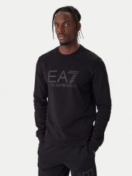 EA7 Emporio Armani Bluza 7M002278 AF22266 MC005 Czarny Regular Fit. Czarne bluzy męskie EA7 Emporio Armani, m, bez wzorów, z bawełny, bez kaptura. Za 449.99 zł.