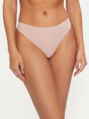 Calvin Klein Underwear Komplet 3 par stringów 000QD3558E Różowy. Czerwone stringi damskie Calvin Klein Underwear, m, bez wzorów, z syntetyku. Za 129.99 zł.