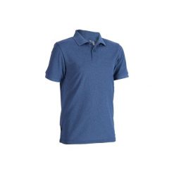 Koszulka polo do golfa 900 męska. Niebieskie koszulki polo męskie INESIS, z materiału. Za 39.99 zł.