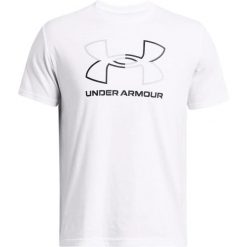 Koszulka sportowa męska Under Armour Gl Foundation Uodate. Białe koszulki sportowe męskie Under Armour, m, bez wzorów, z bawełny, bez kołnierzyka, bez ramiączek, na fitness i siłownię. Za 186.00 zł.