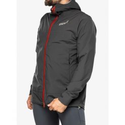 Kurtka biegowa męska Inov-8 VentureLite Jacket FZ. Szare kurtki męskie Inov-8, m, bez wzorów, sportowe, bez kaptura. Za 455.99 zł.