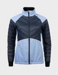 Kurtka do narciarstwa biegowego damska Halti Tripla Hybrid. Niebieskie kurtki damskie Halti, m, bez wzorów, z dzianiny, bez kaptura, do biegania. Za 844.99 zł.