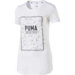 Puma Koszulka damska Fusion Graphic biała r. S. T-shirty damskie marki Puma. Za 70.74 zł.