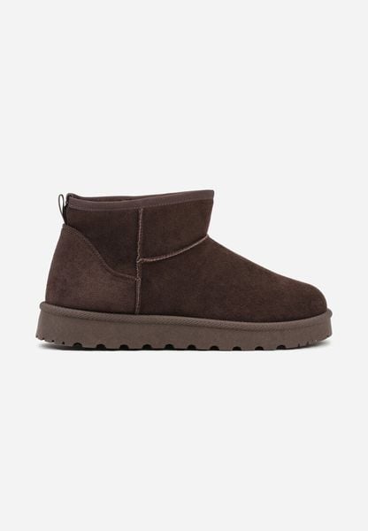 Brązowe Botki Śniegowce z Ozdobnymi Przeszyciami Fezinda. Czerwone botki męskie Born2be, bez wzorów, z dresówki, klasyczne, bez zapięcia. Za 79.99 zł.