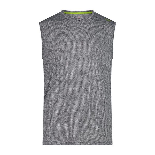 Koszulka męska turystyczna CMP 31T5897. Szare koszulki sportowe męskie CMP, m, bez wzorów, bez kołnierzyka, bez ramiączek. W wyprzedaży za 44.99 zł.