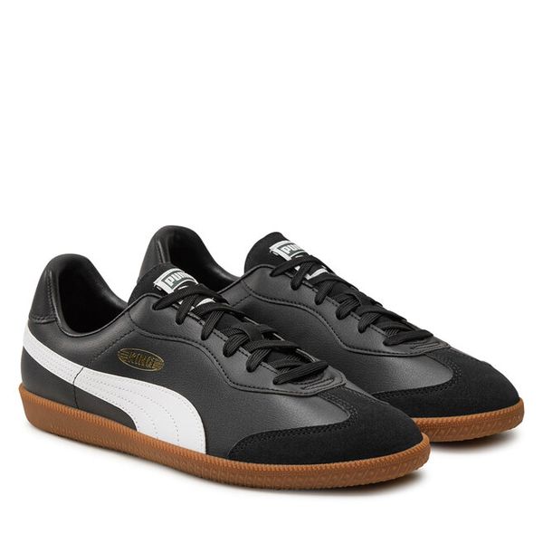 Buty do piłki nożnej Puma. Czarne buty sportowe męskie Puma, bez zapięcia, do piłki nożnej. Za 319.99 zł.