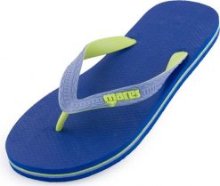 Męskie klapki Mares Life Navy-Ry Blue. Niebieskie klapki męskie 1080, z materiału. Za 120.99 zł.