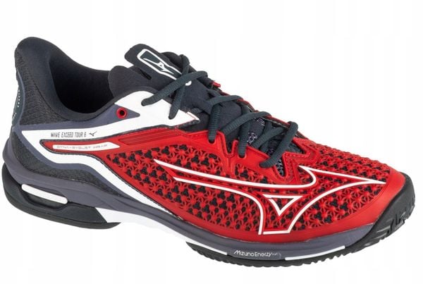 Mizuno Wave Exceed Tour 6 Padel 61GB248006 Czerwone 42,5. Czerwone buty sportowe męskie Mizuno, bez zapięcia, mizuno wave. Za 498.49 zł.