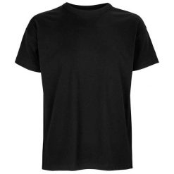 Męska Koszulka Boxy Oversize. Brązowe koszulki sportowe męskie SOL'S, m, bez wzorów, bez kołnierzyka, bez ramiączek, trekkingowe. Za 75.99 zł.
