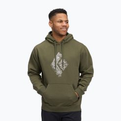 Bluza męska Black Diamond Engineered Diamond Po Hoody. Zielone bluzy męskie Black Diamond, m, bez wzorów, bez kaptura, trekkingowe. Za 259.99 zł.