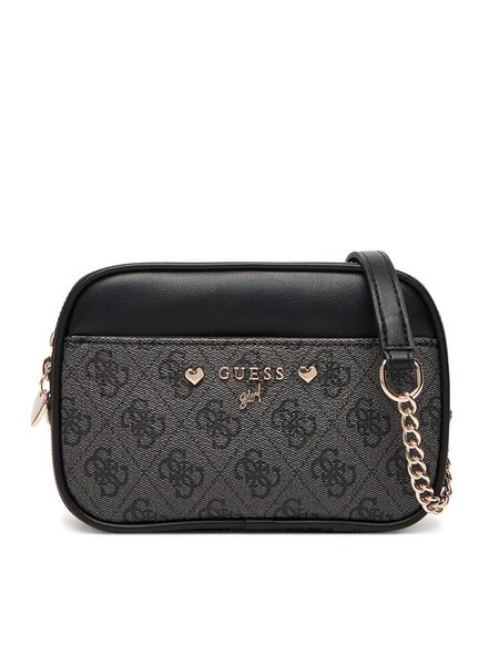 Guess Torebka J5YZ00 WFMF0 Czarny. Czarne torby i plecaki dziecięce Guess, ze skóry. Za 149.99 zł.