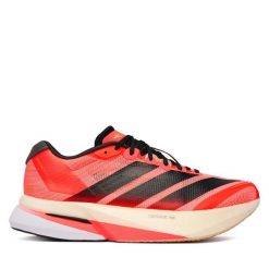 Buty do biegania adidas. Czerwone buty sportowe męskie Adidas, bez zapięcia, do biegania. Za 699.99 zł.