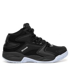 Sneakersy SHAQ. Czarne trampki i tenisówki chłopięce Shaq, bez wzorów, bez zapięcia. Za 179.99 zł.