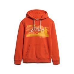 Pas polarowy w paski z motywem outdoorowym Superdry. Brązowe bluzy męskie Superdry., m, bez wzorów, z polaru, bez kaptura. Za 381.00 zł.