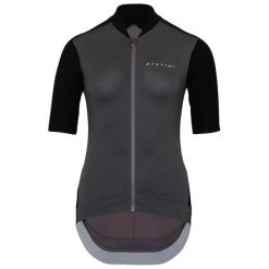 Damski jersey Silvini Stelvia. Czarne koszulki sportowe damskie Silvini, bez wzorów, z jersey, bez kołnierzyka, bez ramiączek. Za 285.57 zł.