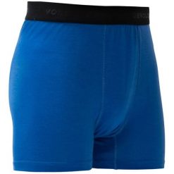 Bokserki termoaktywne Devold Breeze Merino 150 Boxer. Niebieskie bielizna termoaktywna męska Devold, l, bez wzorów, z materiału. Za 194.69 zł.