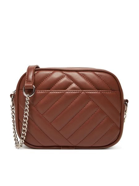 JENNY Torebka C-JNY-M-021-08 Brązowy. Brązowe listonoszki damskie Jenny, bez wzorów, z materiału, bez dodatków. Za 99.99 zł.