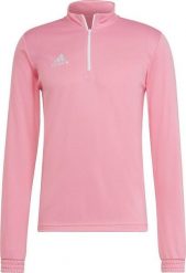 Adidas Bluza męska adidas Entrada 22 Training Top różowa HC5048 2XL. Czerwone bluzy męskie Adidas, m, bez wzorów, bez kaptura. Za 124.43 zł.