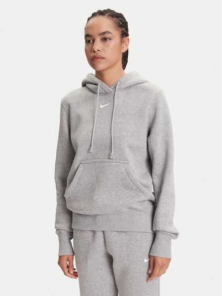 Nike Bluza HF6839 Szary Relaxed Fit. Szare bluzy damskie Nike, m, bez wzorów, z bawełny, bez kaptura. Za 279.99 zł.