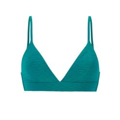 Damski top do kostiumu kąpielowego Protest Mixstrong. Zielone topy damskie Protest, s, bez wzorów, bez kołnierzyka, bez ramiączek. Za 219.00 zł.