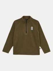 LEGO Polar Sinclair 22972 Khaki Regular Fit. Brązowe bluzy dla chłopców LEGO, bez wzorów, z polaru, bez ramiączek, bez kaptura. Za 119.99 zł.