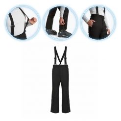 Spodnie narciarskie męskie KADVA Edge X Pants. Czarne spodnie snowboardowe męskie KADVA, m, bez wzorów, narciarskie. Za 129.99 zł.