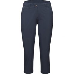 Spodenki trekkingowe damskie Mammut Runbold Capri. Niebieskie szorty sportowe damskie Mammut, bez wzorów, z elastanu, sportowe, trekkingowe. Za 271.70 zł.