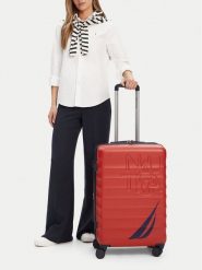 Nautica Walizka średnia WB-NTC-KS-004-07-M Czerwony. Czerwone walizki męskie Nautica, bez wzorów, średnie. Za 319.99 zł.