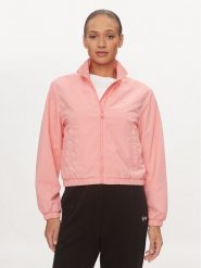 Tommy Jeans Wiatrówka Essential DW0DW18139 Różowy Regular Fit. Czerwone kurtki damskie Tommy Jeans, m, bez wzorów, z jeansu, bez kaptura. Za 449.99 zł.