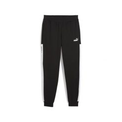 Męskie spodnie dresowe Around The Block PUMA Black. Czarne spodnie sportowe męskie Puma, m, bez wzorów, z dresówki, do biegania. W wyprzedaży za 104.00 zł.