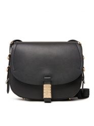 PINKO Torebka Saddle Classic PE 25 PLTT 103830 A270 Czarny. Czarne listonoszki damskie Pinko, bez wzorów, ze skóry, bez dodatków. Za 1,959.00 zł.