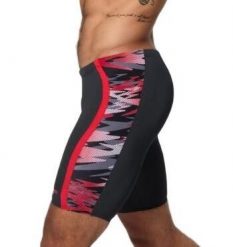 Spodenki kąpielowe Speedo Hyperboom Splice - jammery. Czarne krótkie spodenki sportowe męskie Speedo, m, bez wzorów, z materiału, na fitness i siłownię. Za 199.99 zł.
